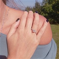 Anello Golay Donna in Oro bianco Diamante ASLCOV04DI1 1.19 G VS